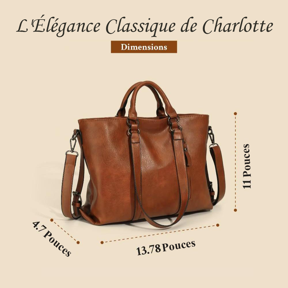 Charlotte | Klassisk elegans i en vintage tote