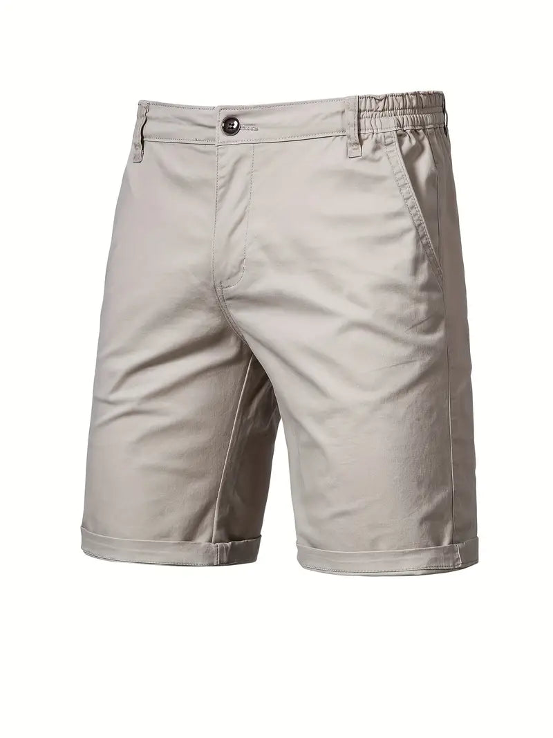 Carl | Lätt Bomullsshorts med Fickor