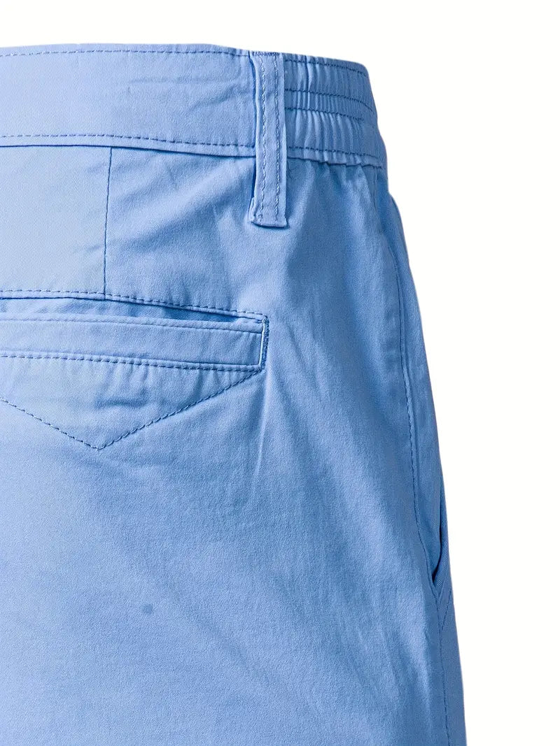 Carl | Lätt Bomullsshorts med Fickor