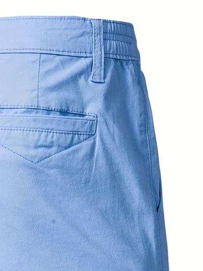 Carl | Lätt Bomullsshorts med Fickor