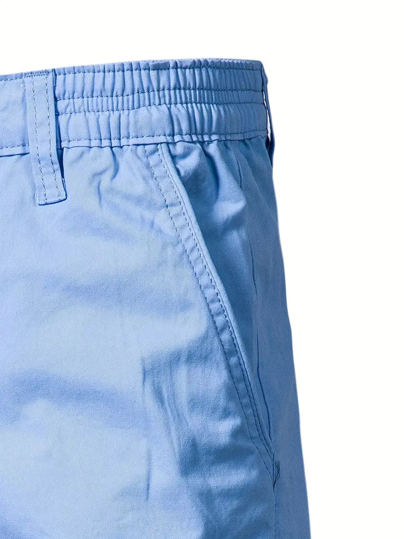 Carl | Lätt Bomullsshorts med Fickor