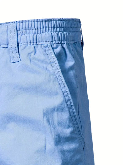 Carl | Lätt Bomullsshorts med Fickor