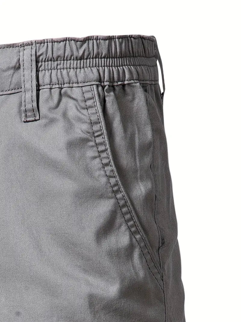 Carl | Lätt Bomullsshorts med Fickor