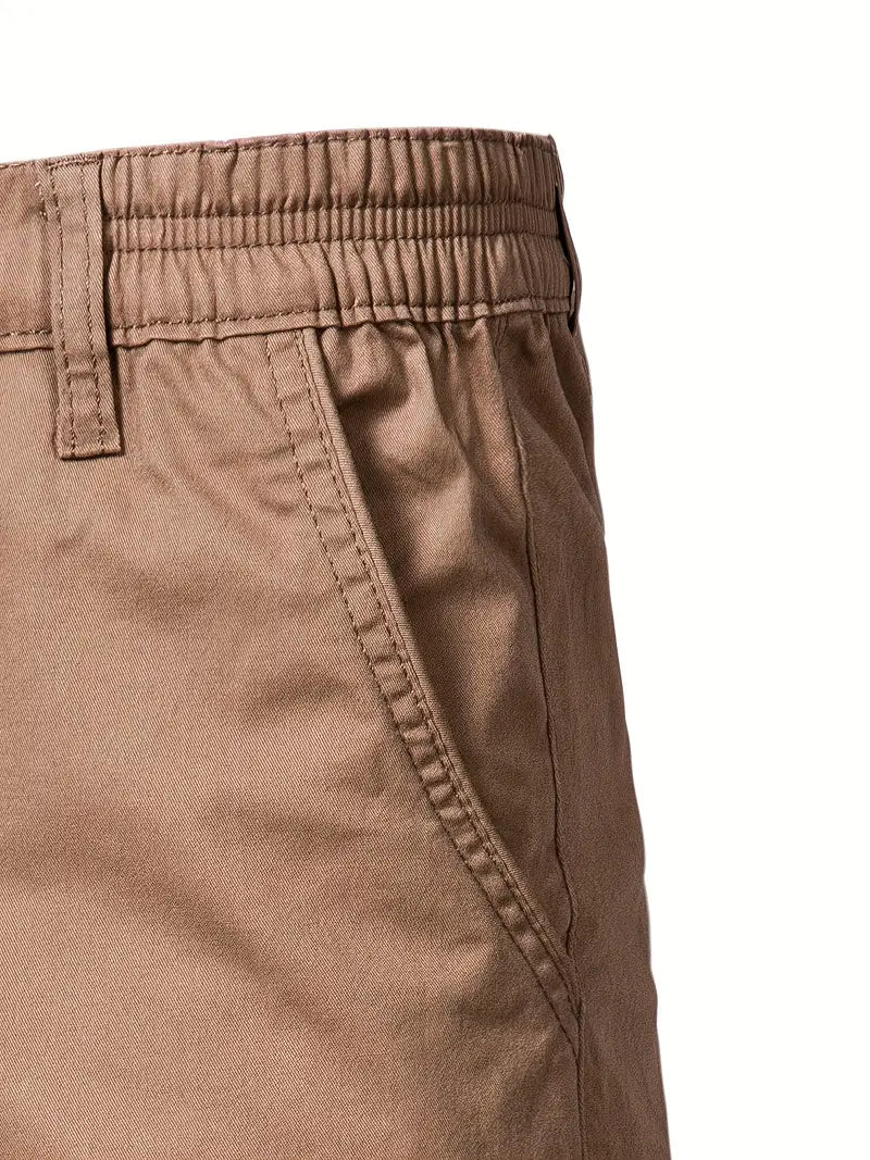 Carl | Lätt Bomullsshorts med Fickor