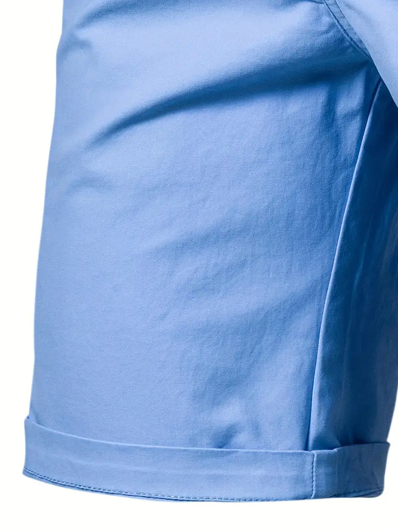 Carl | Lätt Bomullsshorts med Fickor