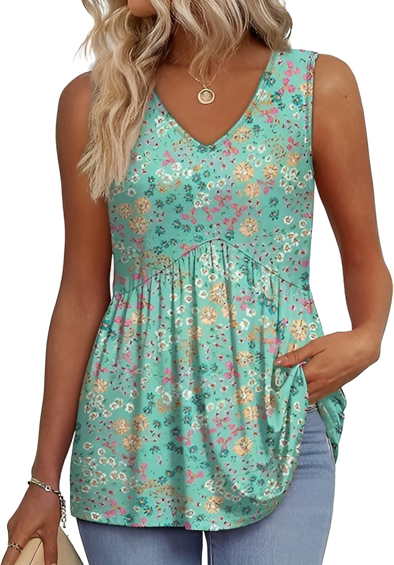 Gröna blommor / 2XL