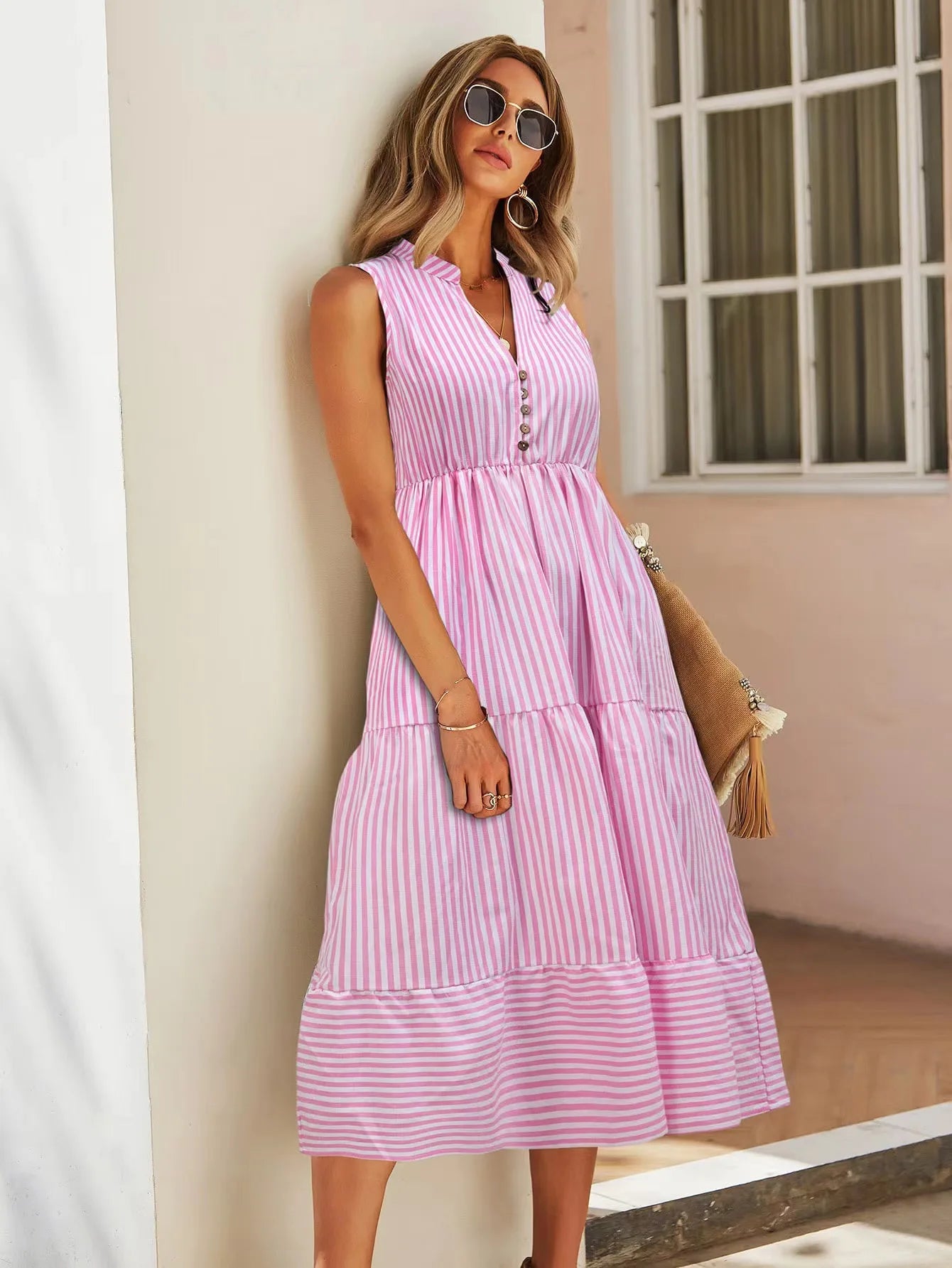 Ebby | Elegant ärmlös sommarklänning