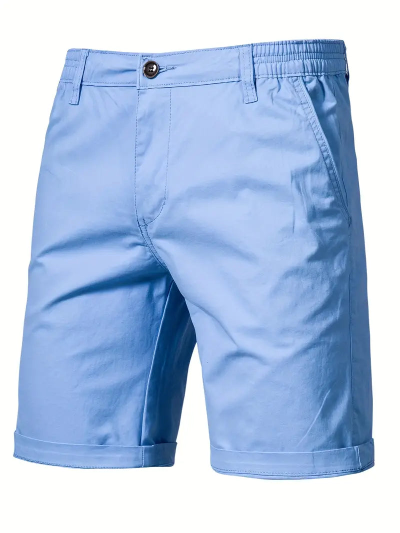 Carl | Lätt Bomullsshorts med Fickor