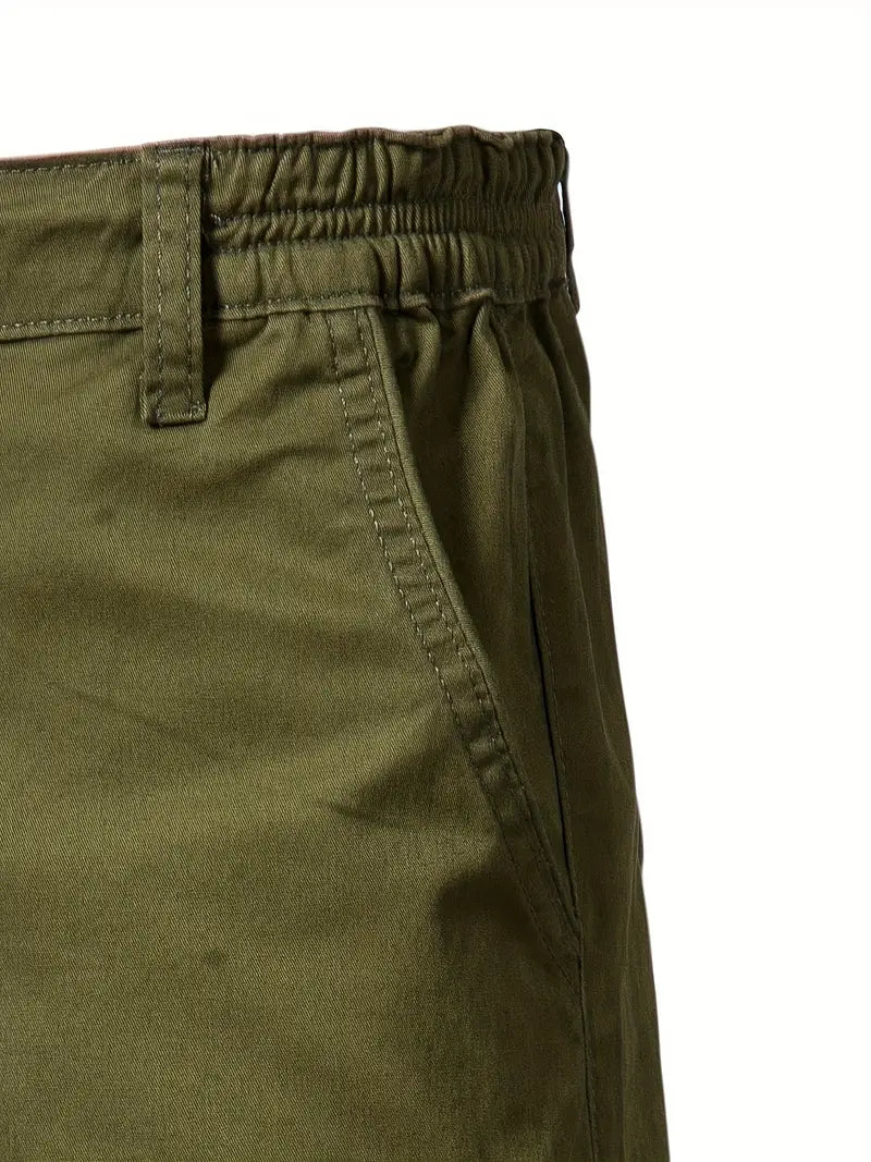 Carl | Lätt Bomullsshorts med Fickor