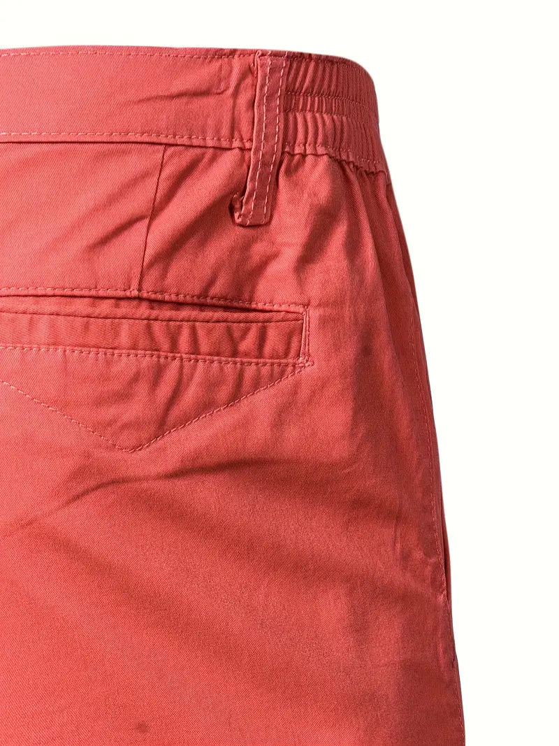 Carl | Lätt Bomullsshorts med Fickor