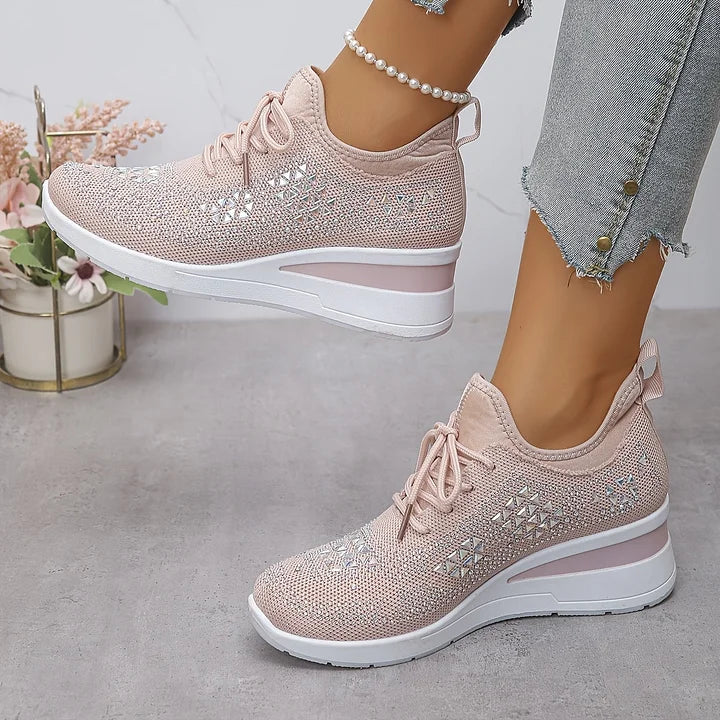 Junie | Ultrabekväma ortopediska sneakers med glittrande elegans