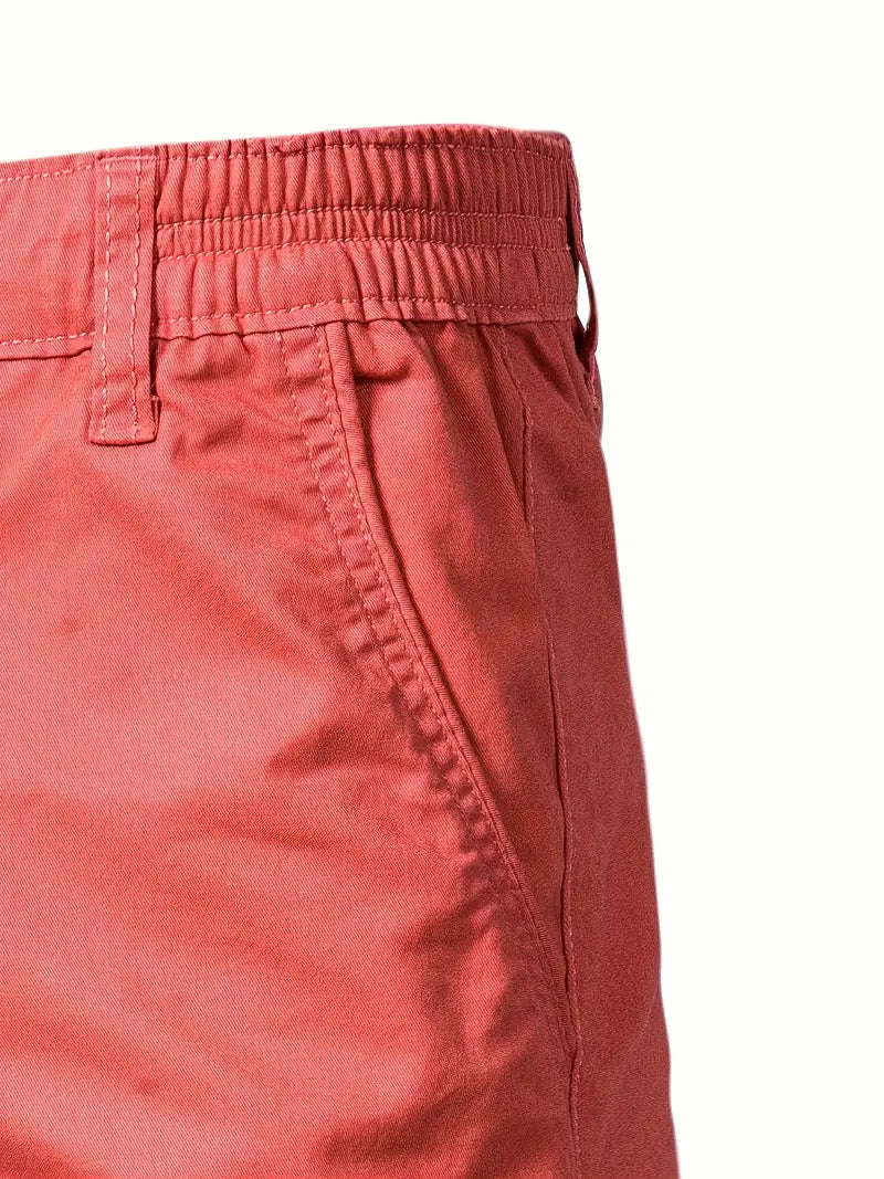 Carl | Lätt Bomullsshorts med Fickor